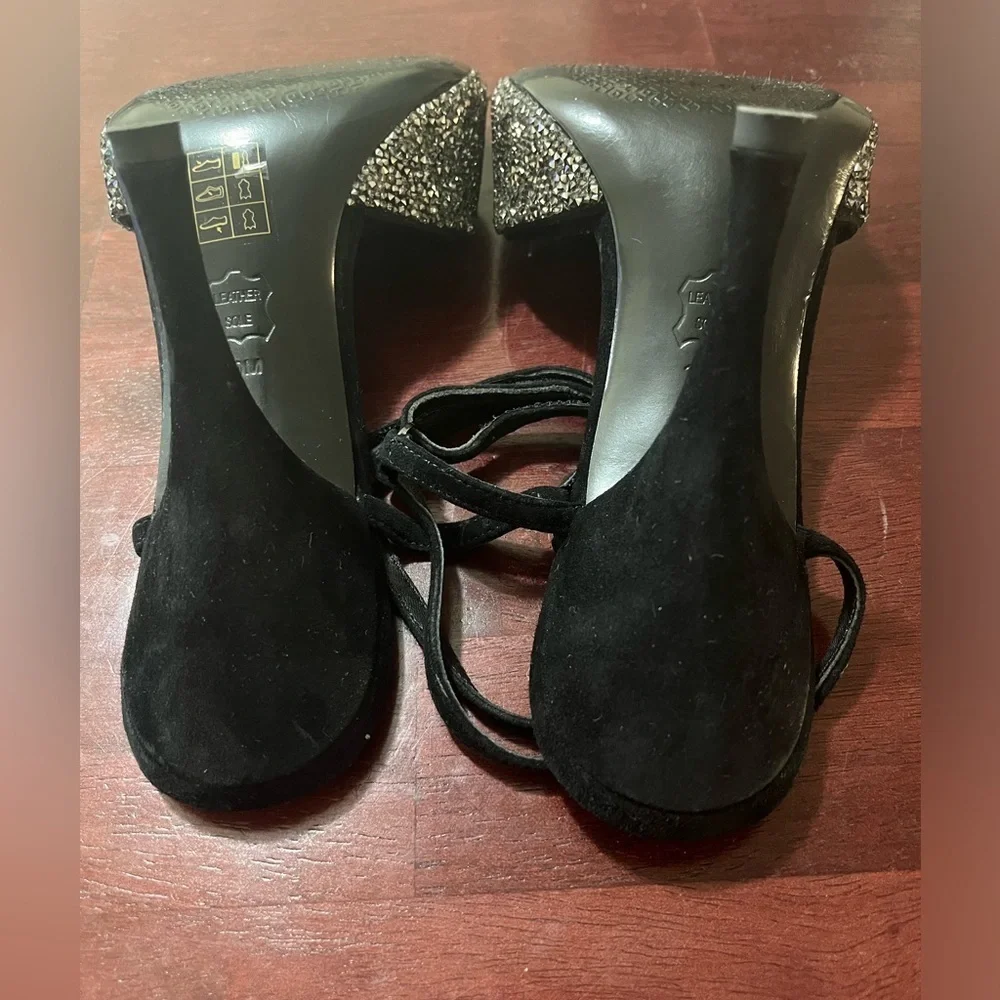 Tory Burch Glitter Heel Sandal, SZ 10M